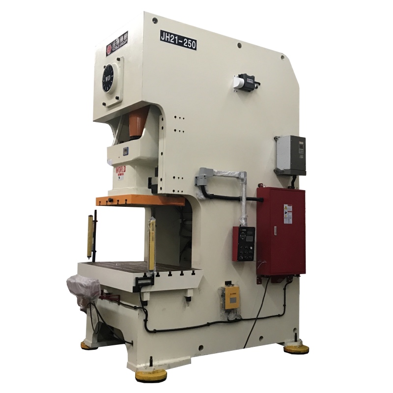C Frame 250ton Eccentric Crank Press for Metal Parts Punching- WORLD ...
